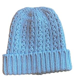 Madison 88 Gray Knit Cuffed Beanie Women's O/S